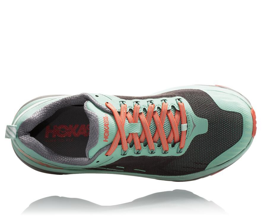 Tenis Hoka One One Trail Mujer Verdes/Negros - Challenger Atr 5 - AKUP20648